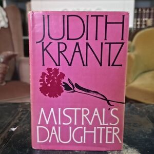 Judith Krantz Mistral's Daughter Vintage HC Book 80s Glamour Romance BCE